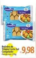 Atacadão Costa sul - bolinho de tilápia sul congelado oferta