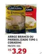 Assaí Atacadista Coradini - arroz branco ou parboilizado tipo 1 oferta