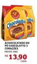 Assaí Atacadista 3 corações - achocolatado em po chocolatto oferta