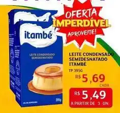 Assaí Atacadista Itambé - leite condensado semidesnatado oferta