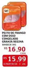 Assaí Atacadista Regina - peito de frango com osso congelado oferta