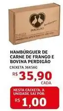 Assaí Atacadista Perdigão - hambúrguer de carne de frango e bovina oferta
