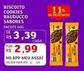 Assaí Atacadista Bauducco - biscoito cookies oferta