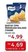 Assaí Atacadista Itambé - queijo tipo parmesão ralado oferta
