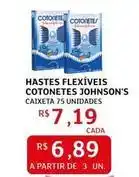 Assaí Atacadista Johnson's - hastes flexiveis cotonetes oferta