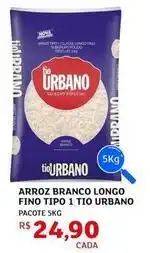 Assaí Atacadista Urbano - arroz branco longo fino tipo 1 tio oferta
