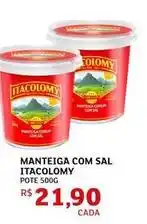 Assaí Atacadista Itacolomy - manteiga com sal oferta