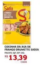 Assaí Atacadista Sadia - coxinha da asa de frango drumette oferta