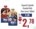 Supermercados BH Itambé - logurte líquido kids para levar oferta
