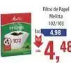 Supermercados BH Melitta - filtro de papel oferta