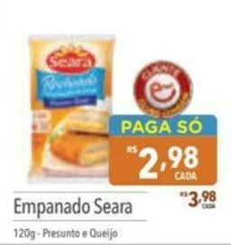 Supermercados Condor Empanado Seara 120g oferta