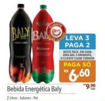 Supermercados Condor Bebida Energetica Baly 2L oferta