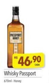 Supermercados Condor Whisky Passport 670ml oferta