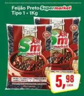 Rede Supermarket Feijão Preto Supermarket Tipo 1 oferta