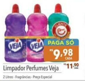 Supermercados Condor Limpador Perfumes Veja 2L oferta