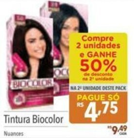 Supermercados Condor Tintura Biocolor oferta
