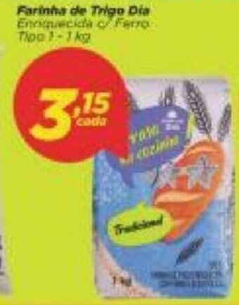 Dia Farinha de Trigo Dia 1kg oferta