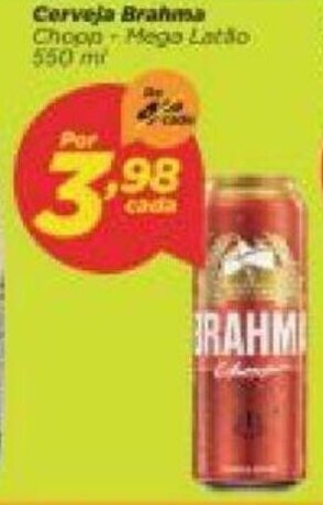 Dia Cerveja Brahma 550ml oferta