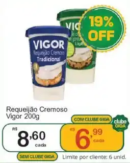 Giga Atacado Requeijão Cremoso Vigor oferta