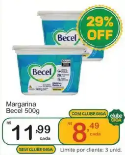 Giga Atacado Margarina Becel oferta