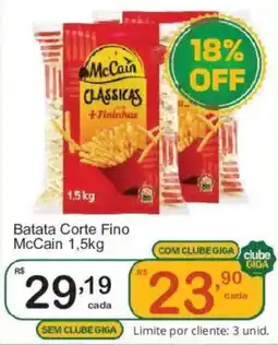 Giga Atacado Batata Corte Fino McCain oferta