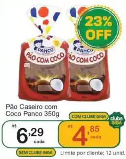 Giga Atacado Pão Caseiro com Coco Panco oferta