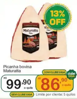Giga Atacado Picanha bovina Maturatta oferta
