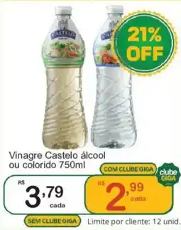 Giga Atacado Vinagre Castelo álcool ou colorido oferta