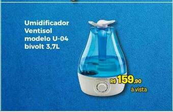 Umidificador Ventisol Modelo U-04 Bivolt 3.7l