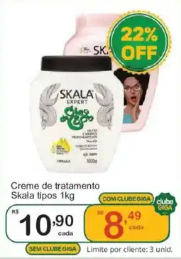 Giga Atacado Creme de tratamento Skala tipos oferta