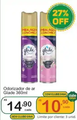 Giga Atacado Odorizador de ar Glade oferta