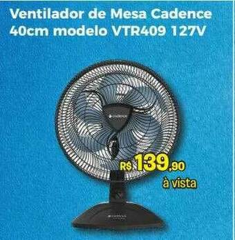 Copercana Ventilador De Mesa Cadence 40cm Modelo Vtr409 127v oferta