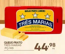 Mercadão Atacadista Queijo prato três marias oferta