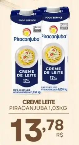 Mercadão Atacadista Creme leite piracanjuba oferta