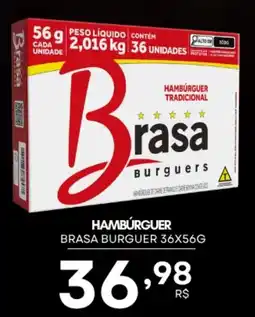 Mercadão Atacadista Hamburguer brasa burguer oferta
