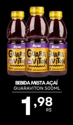 Mercadão Atacadista Bebida mista açaí guaraviton oferta