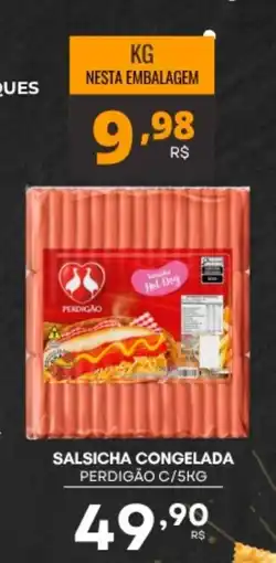 Mercadão Atacadista Salsicha congelada perdigão oferta