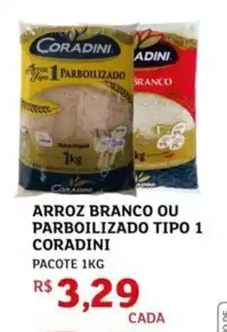 Assaí Atacadista Arroz branco ou parboilizado tipo 1 coradini oferta