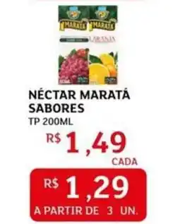 Assaí Atacadista Nectar maratá sabores oferta