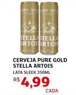 Assaí Atacadista Cerveja pure gold stella artois oferta