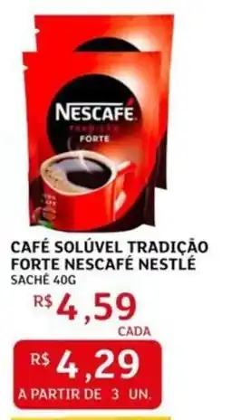 Assaí Atacadista Café solúvel tradição forte nescafé nestlé sache oferta