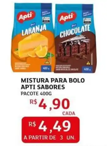 Assaí Atacadista Mistura para bolo apti sabores oferta