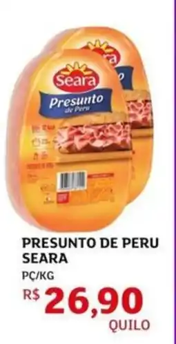 Assaí Atacadista Presunto de peru seara oferta