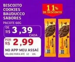 Assaí Atacadista Biscoito cookies bauducco sabores oferta