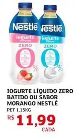 Assaí Atacadista Iogurte líquido zero batido ou sabor morango nestlé pet oferta
