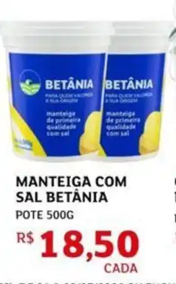Assaí Atacadista Manteiga com sal betânia pote oferta
