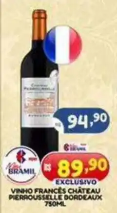 Bramil Supermercados Vinho frances château pierrousselle dordeaux oferta