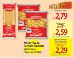 Atacadão Macarrão de Sêmola Floriani oferta