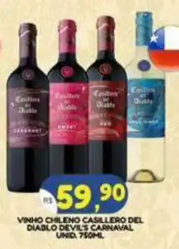 Bramil Supermercados Vinho chileno casillero del diablo devil's carnaval unid. oferta