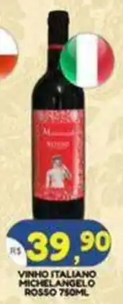 Bramil Supermercados Vinho italiano michelangelo rosso oferta
